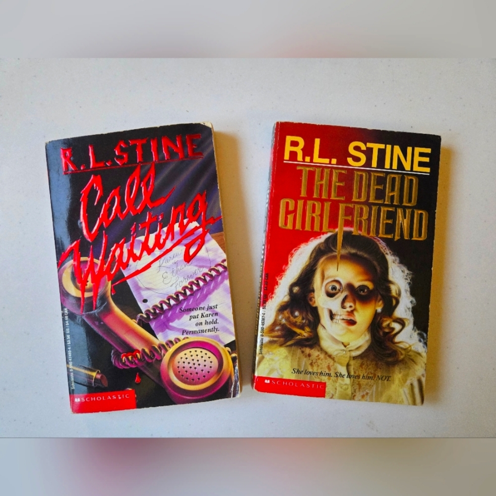 R.L. Stine Vintage Book Bundle – Call Waiting & The Dead Girlfriend